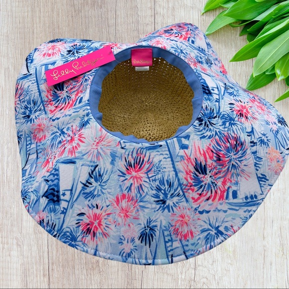 New Lilly Pulitzer Beach Hat with Tags !!🏝👙 - Picture 4 of 5